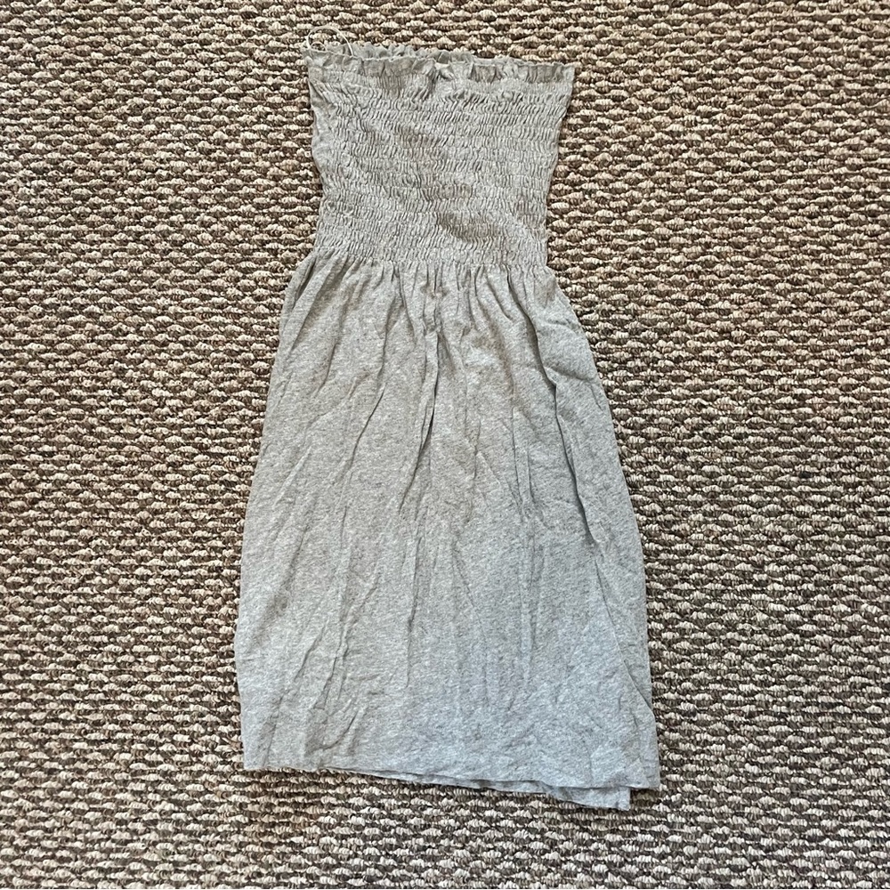 Free People Grey Cover Up / Maxi Dress
